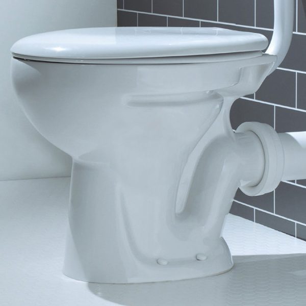 Cove Low Level Toilet incl. Lever Cistern + Seat - Image 3