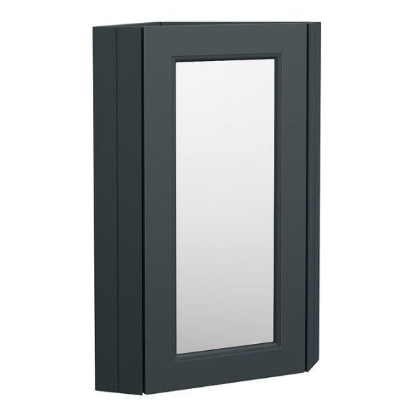 Chatsworth Corner Mirror Cabinet Graphite - Image 5