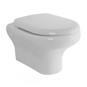 RAK Compact Wall Hung Pan + Quick Release Soft Close Urea Seat