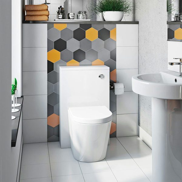 Orchard Contemporary Back to wall Rimless Toilet with Soft Close Seat - Image 2