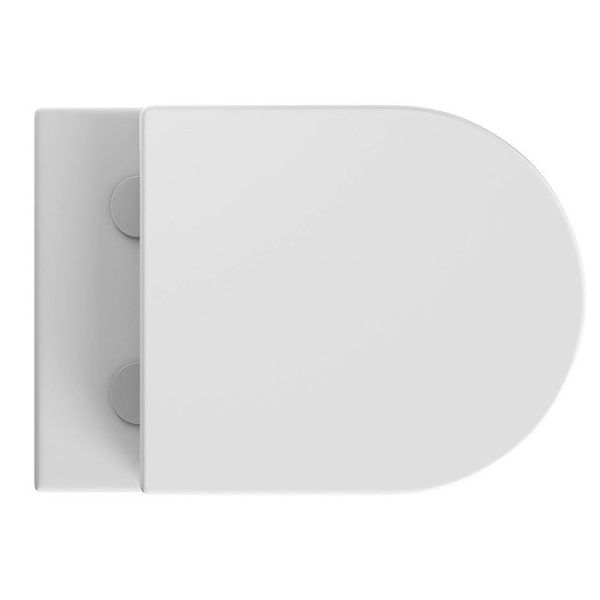 Orchard Contemporary Back to wall Rimless Toilet with Soft Close Seat - Image 4