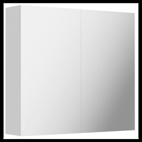Mode Cortona 600 x 665mm White Mirror Cabinet - Image 3