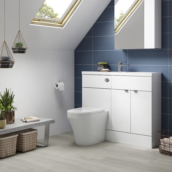 Hudson Reed Luna Round Back To Wall Pan with Top Fixing Soft Close Seat - Image 3