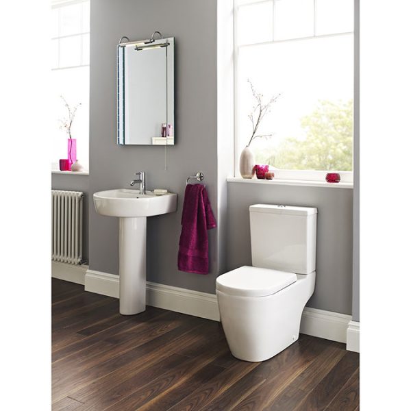 Nuie Provost Close Coupled Toilet with Soft Close Seat - Image 2