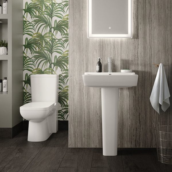 Hudson Reed Arlo Flush to Wall Toilet + Soft Close Seat - Image 5