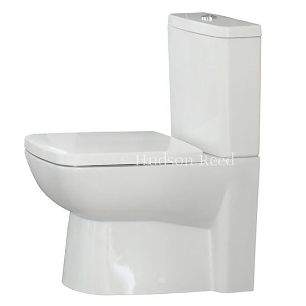 Hudson Reed Arlo Flush to Wall Toilet + Soft Close Seat - Image 6