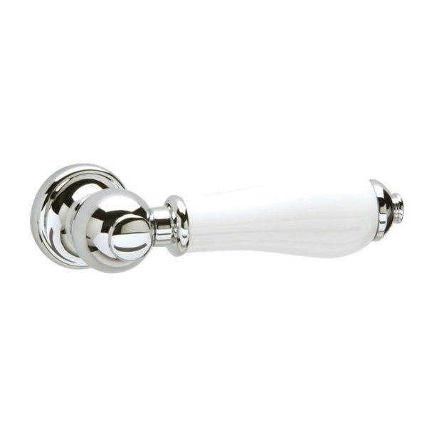Heritage Hatton Close Coupled Toilet with Traditional Chrome Cistern Lever - Image 4