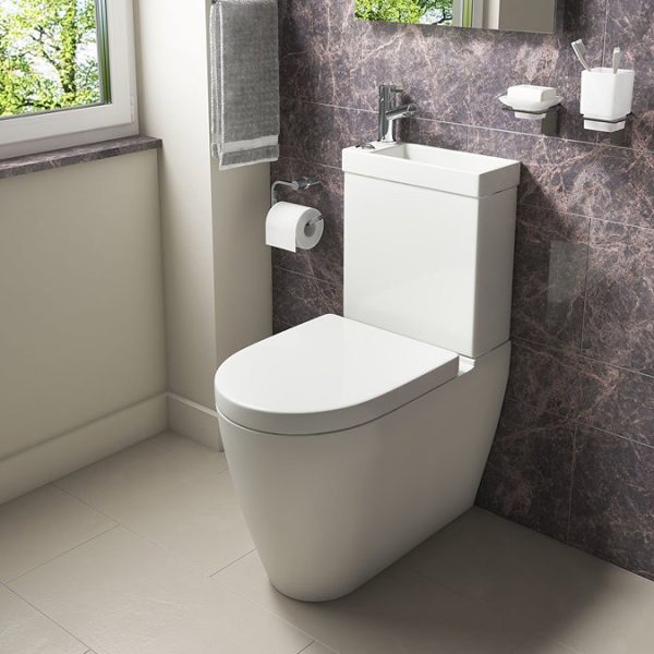 Iconic Combined Two In One Wash Basin + Toilet - Image 2