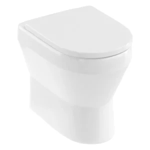 Britton Bathrooms Curve2 Rimless Back to Wall Pan + Soft Close Seat