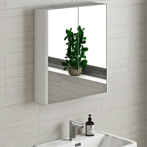 Mode 650 x 600mm White Mirror Cabinet