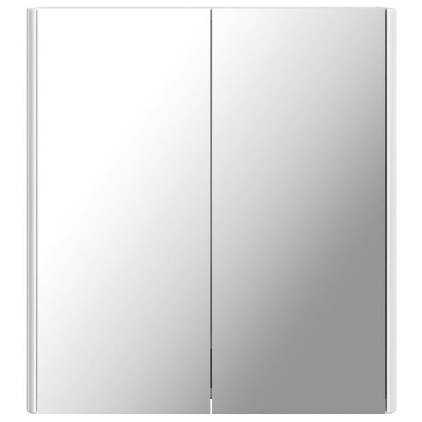 Mode 650 x 600mm White Mirror Cabinet - Image 2