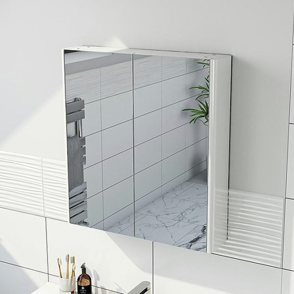Mode 650 x 600mm White Mirror Cabinet - Image 4