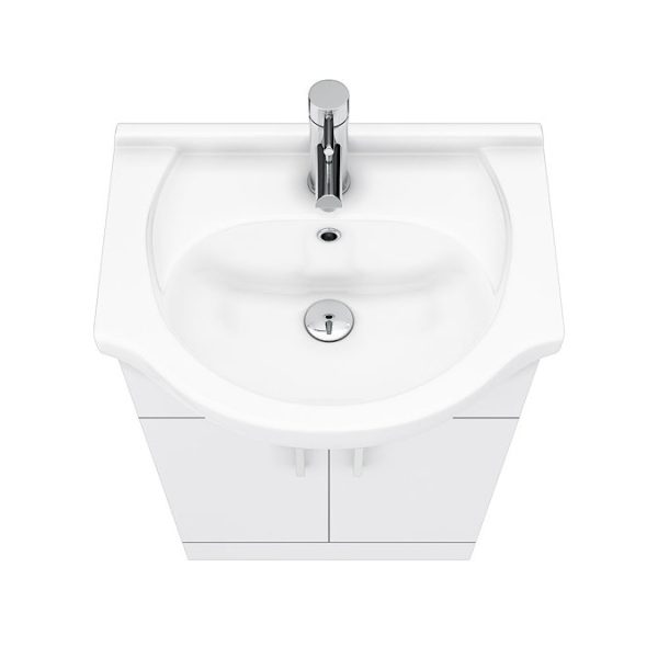 Cove White 550mm Vanity Unit - Image 6