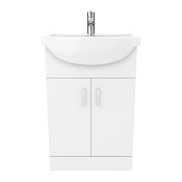 Cove White 550mm Vanity Unit - Image 7
