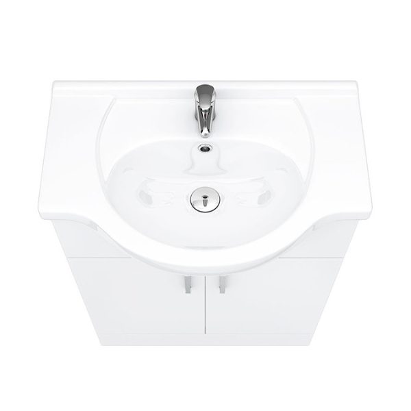 Cove White 650mm Vanity Unit (Flat Packed) - Image 5