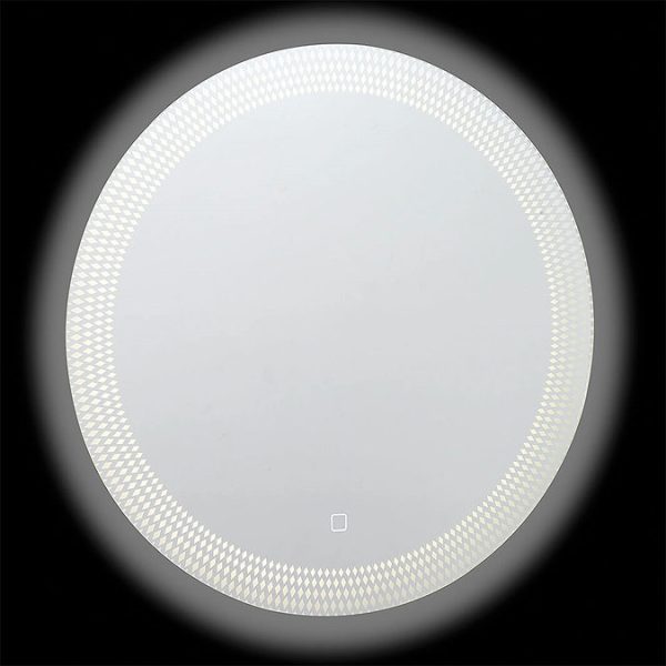 Crosswater Canvass 600mm LED Illuminated Bathroom Mirror with Anti Fog - Image 3