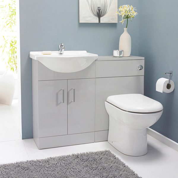 Cove Light Grey 550mm Vanity Unit - Image 2