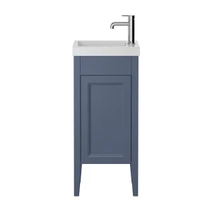 Heritage Caversham Freestanding Cloakroom Vanity Unit   Maritime Blue