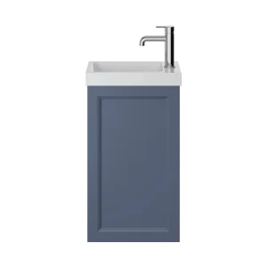 Heritage Caversham Wall Hung Cloakroom Vanity Unit   Maritime Blue