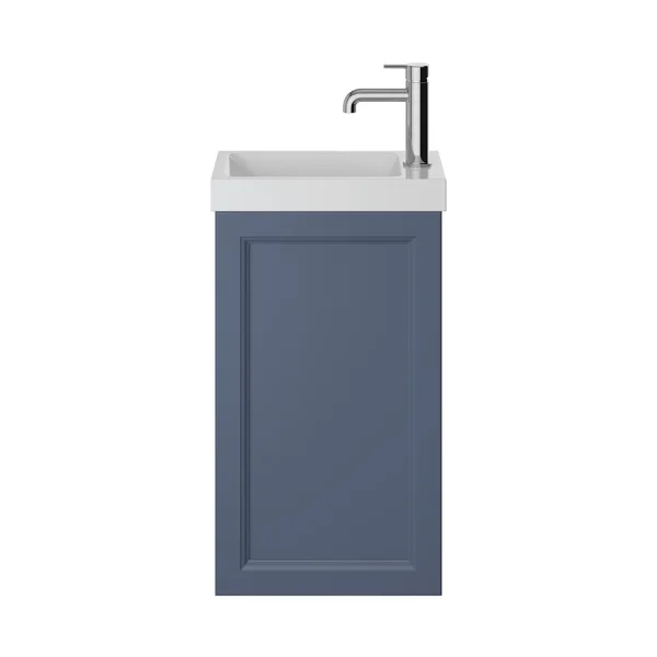 Heritage Caversham Wall Hung Cloakroom Vanity Unit   Maritime Blue