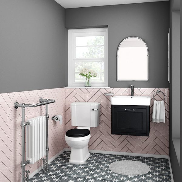 Chatsworth Traditional Graphite 560mm Wall Hung Vanity - Image 8