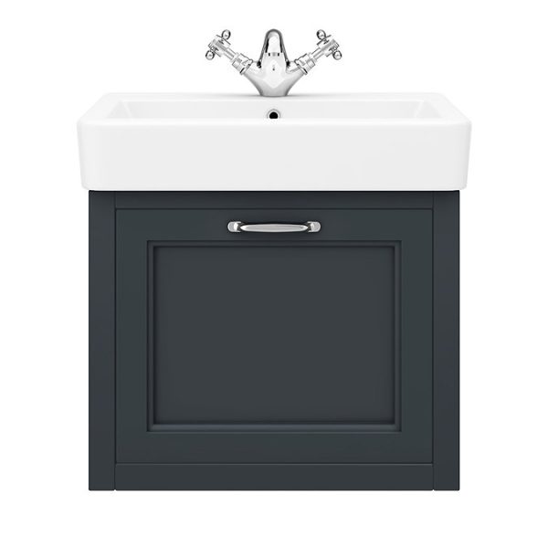 Chatsworth Traditional Graphite 560mm Wall Hung Vanity - Image 9