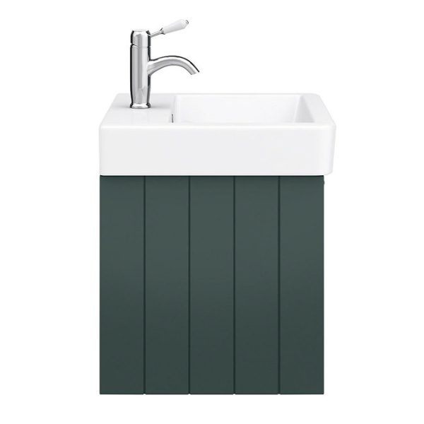 Chatsworth Traditional Green 560mm Wall Hung Vanity - Image 6