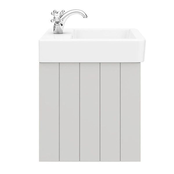 Chatsworth Traditional Grey 560mm Wall Hung Vanity - Image 2