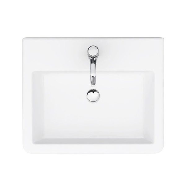 Chatsworth Traditional White 560mm 2 Drawer Wall Hung Vanity - Image 8