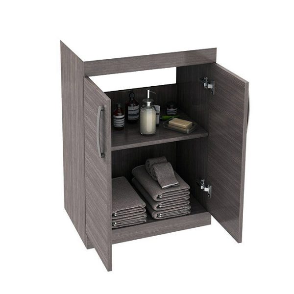 Brooklyn 1205mm Grey Avola Double Basin Vanity Unit - Image 3