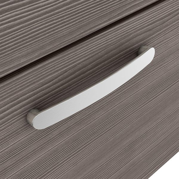Brooklyn 1205mm Grey Avola Wall Hung Double Basin Vanity Unit - Image 5
