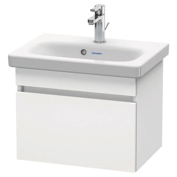 Duravit DuraStyle 550mm 1 Drawer Wall Mounted Vanity Unit   White Matt