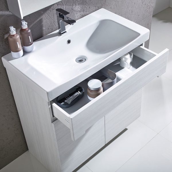 Roper Rhodes Diverge 800mm Freestanding Unit   Alpine Elm - Image 3