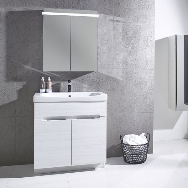 Roper Rhodes Diverge 800mm Freestanding Unit   Alpine Elm - Image 2