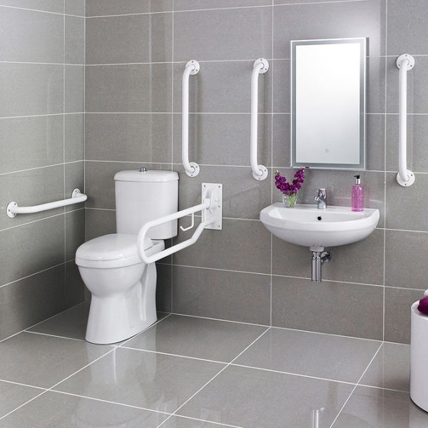 Nuie Single Flush High Rise Close Coupled Toilet - Image 2