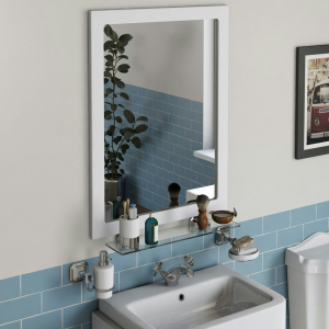 Orchard Dulwich 800 x 600mm Matt White Bathroom Mirror