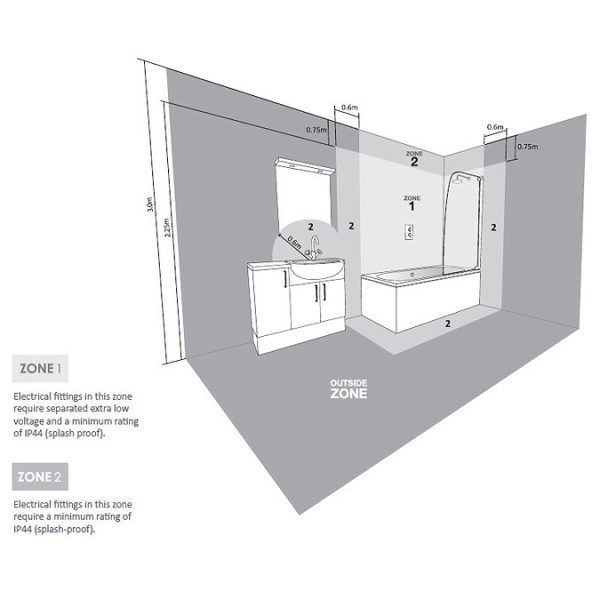 Tavistock Conduct Double Door Mirror Cabinet with LED Light - Image 3