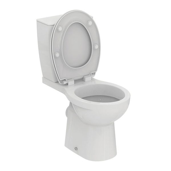 Ideal Standard Eurovit+ Close Coupled Toilet + Soft Close Seat - Image 10