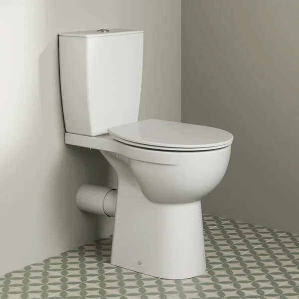 Ideal Standard Eurovit+ Comfort Height Close Coupled Toilet with Soft Close Seat