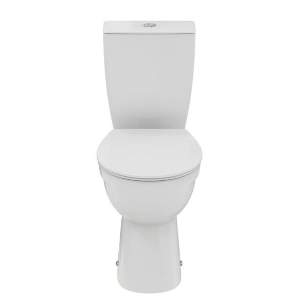 Ideal Standard Eurovit+ Comfort Height Close Coupled Toilet with Soft Close Seat - Image 7
