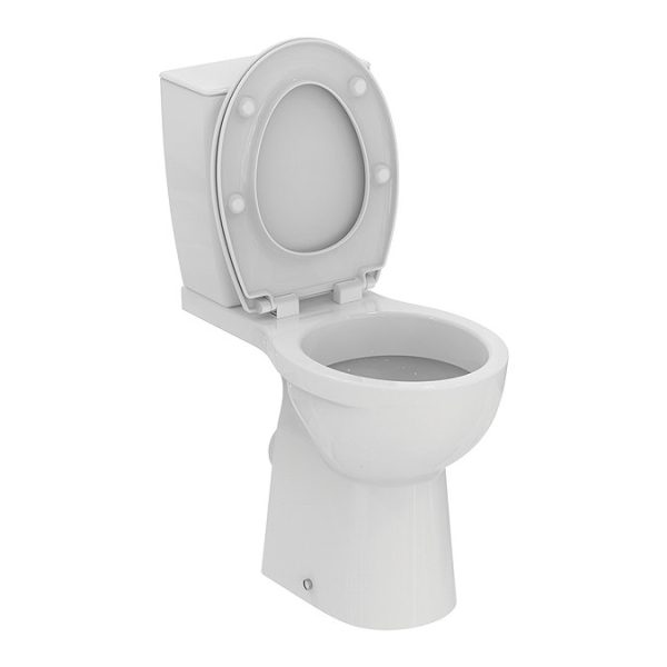 Ideal Standard Eurovit+ Comfort Height Close Coupled Toilet with Soft Close Seat - Image 9