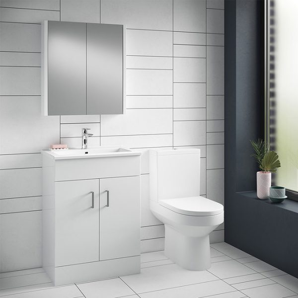 EcoDelux Metro Water Saving Close Coupled Toilet + Soft Close Seat - Image 2