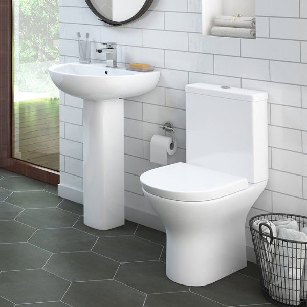 EcoDelux Orion Water Saving Close Coupled Toilet + Soft Close Seat - Image 5