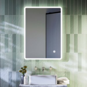 Cruze 500x700mm LED Illuminated Mirror with Touch Sensor, Dimmer and Anti Fog