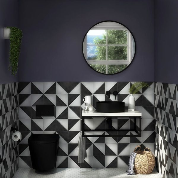 EcoDelux Compact Toilet Frame with Matt Black WhirlFlush Toilet and Matt Black Flush Plate - Image 6