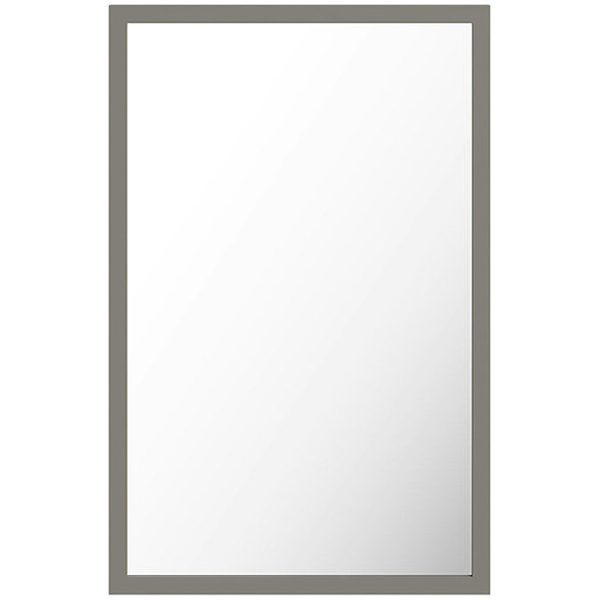 Mode Hale Matt Grey Stone 800 x 550mm Bathroom Mirror - Image 2