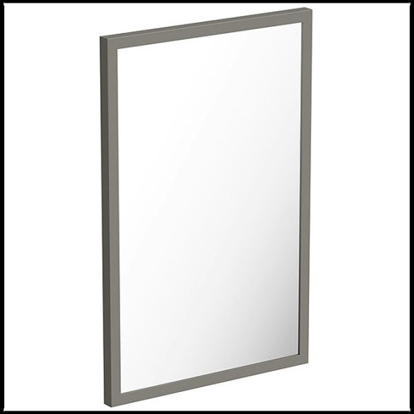 Mode Hale Matt Grey Stone 800 x 550mm Bathroom Mirror - Image 3