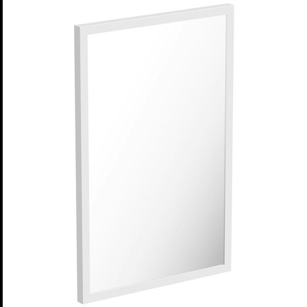 Mode Hale Gloss White 800 x 550mm Bathroom Mirror - Image 3