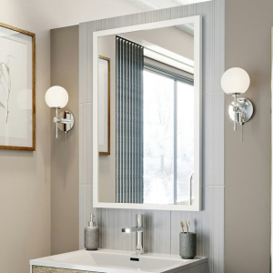 Mode Hale Gloss White 800 x 550mm Bathroom Mirror