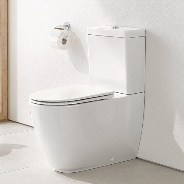 Grohe Essence Rimless Close Coupled Toilet with Soft Close Seat (Bottom Inlet) - Image 2